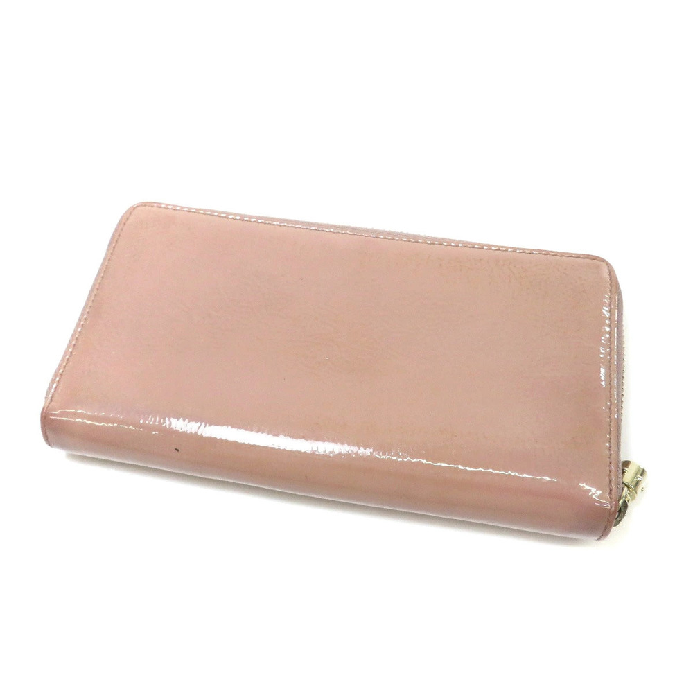 Gucci Wallet Vernis Long Leather Patent Black